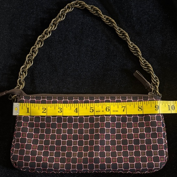 J. Crew Black and Pink Checkered Clutch NWOT - Picture 6 of 7